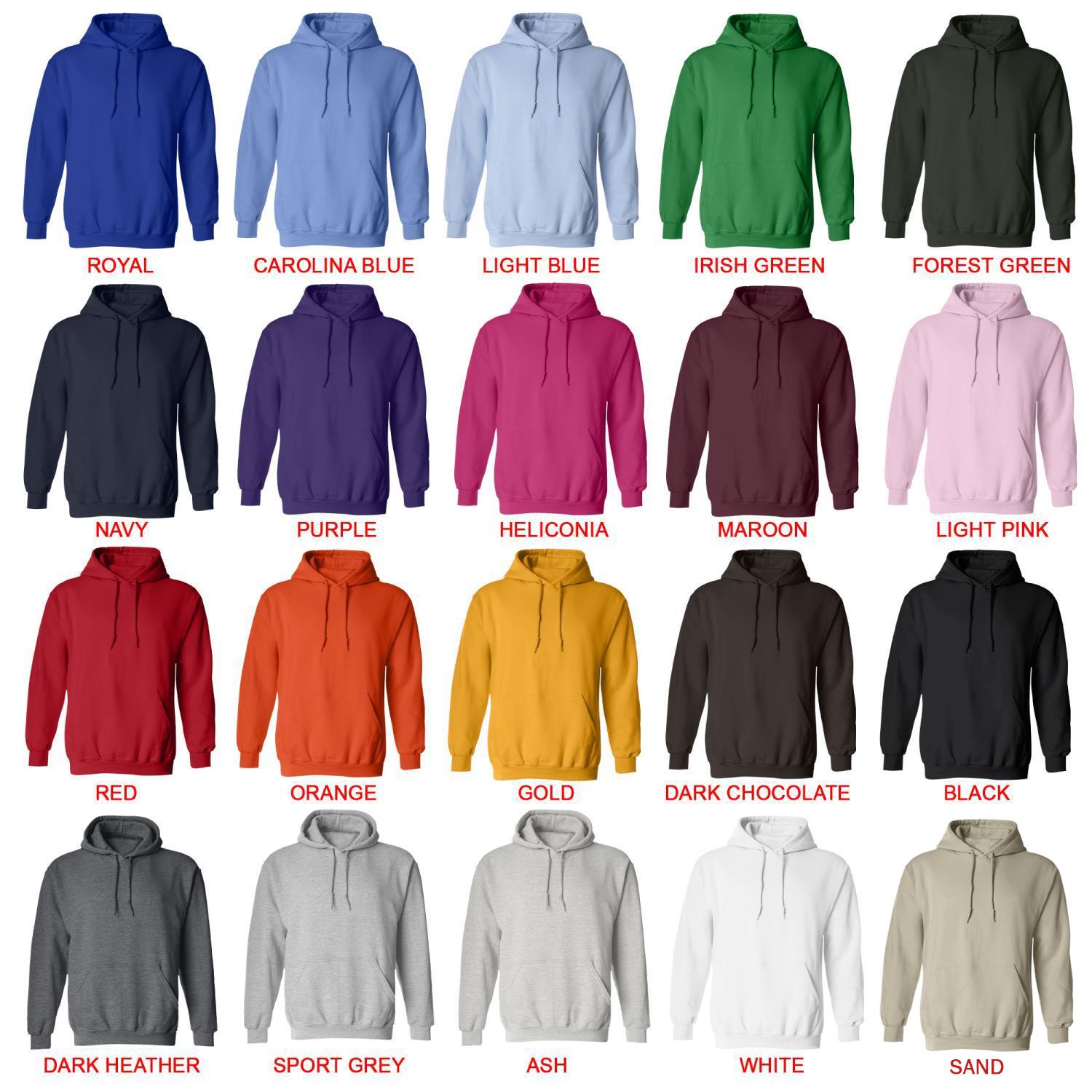 hoodie color chart - Party Animals Merch