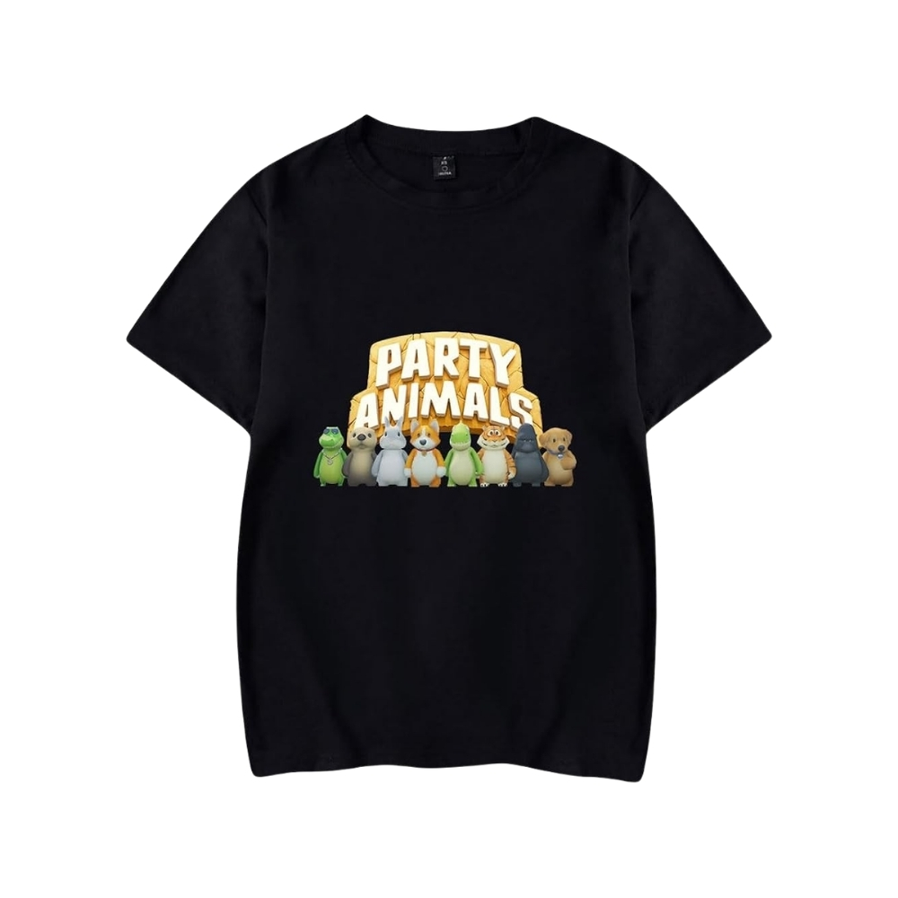 New Collection Party Animals Characters T-shirt